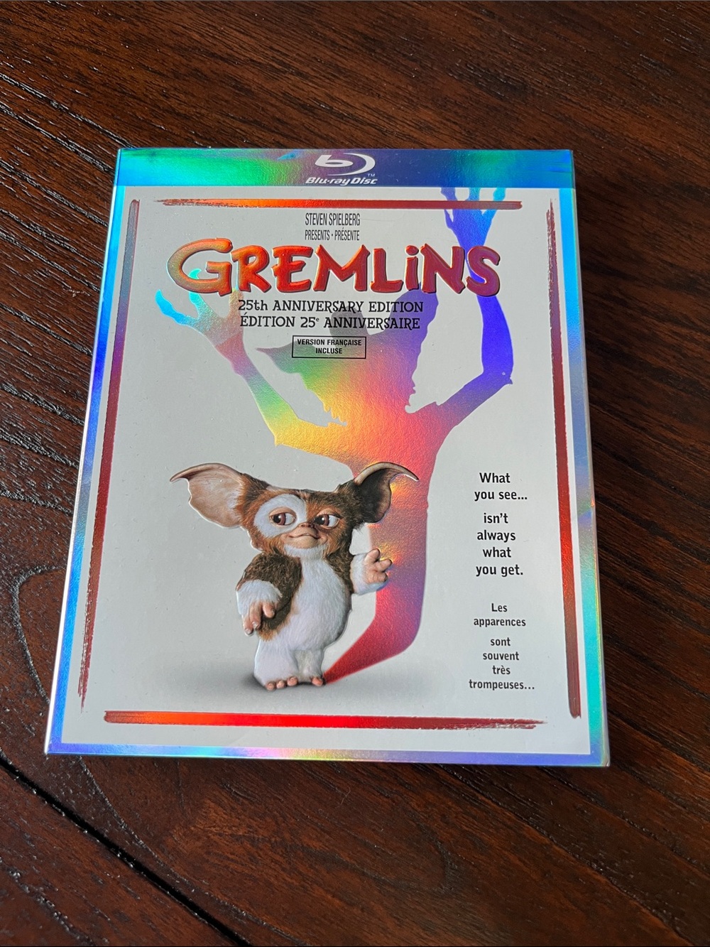 Gremlins Movie Blu-ray Warner Bros. 25th Anniversary Edition Retro 1980s Film